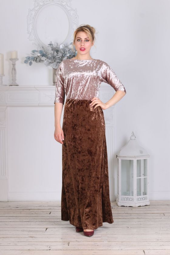 Платье Emansipe. Цвет коричневый