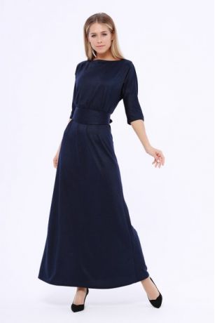 Платье 318 "Люрекс" Темно-синий