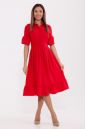Платье 821 Красный. Вид 1.