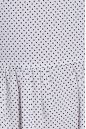Платье 383 "Ниагара цветная", белый/черный мелкий горох. Вид 2.