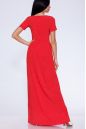 Платье 383 "Ниагара цветная", красный/белый мелкий горох. Вид 1.