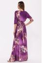 Платье 3D Фиолетовый Шёлк. Вид 2.