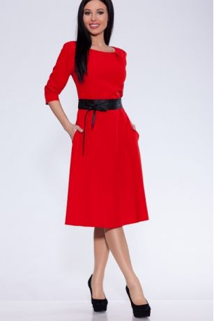 Платье 400 "Гольяно", красный