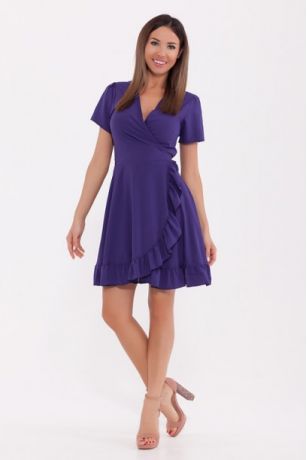 Платье 820 баклажан/Сине-фиолетовый