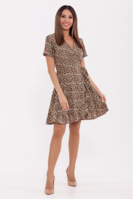 Платье 820 Леопард