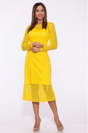 Платье 986 Желтый